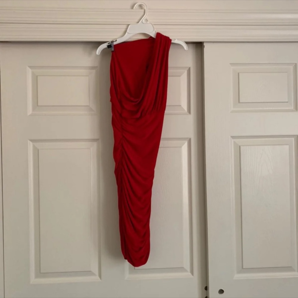 Red Mini Party Dress (Medium)
